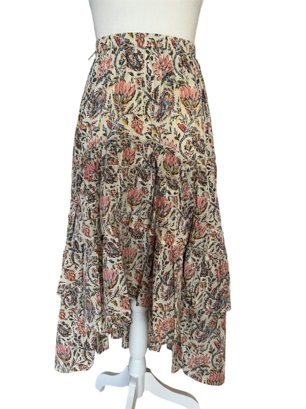 Talisman High Low Tiered Skirt